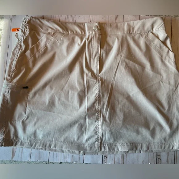 32 Degrees Cool Ladies Tech Short/Skort - Beige Marble - NWT - Picture 9 of 12